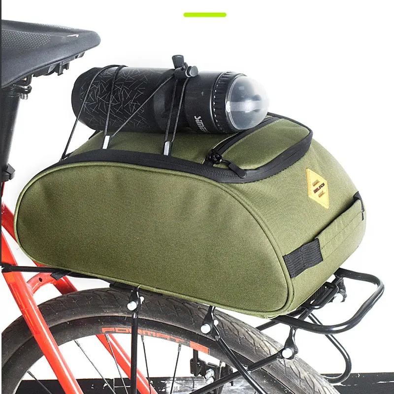 Panniers Waterproof Rear - กระเป๋าติดตะแกรงท้ายจักรยาน 8 ลิตร พร้อมผ้าคลุมกันฝน กันน้ำ กระเป๋าใต้อานจักรยานไฟฟ้า