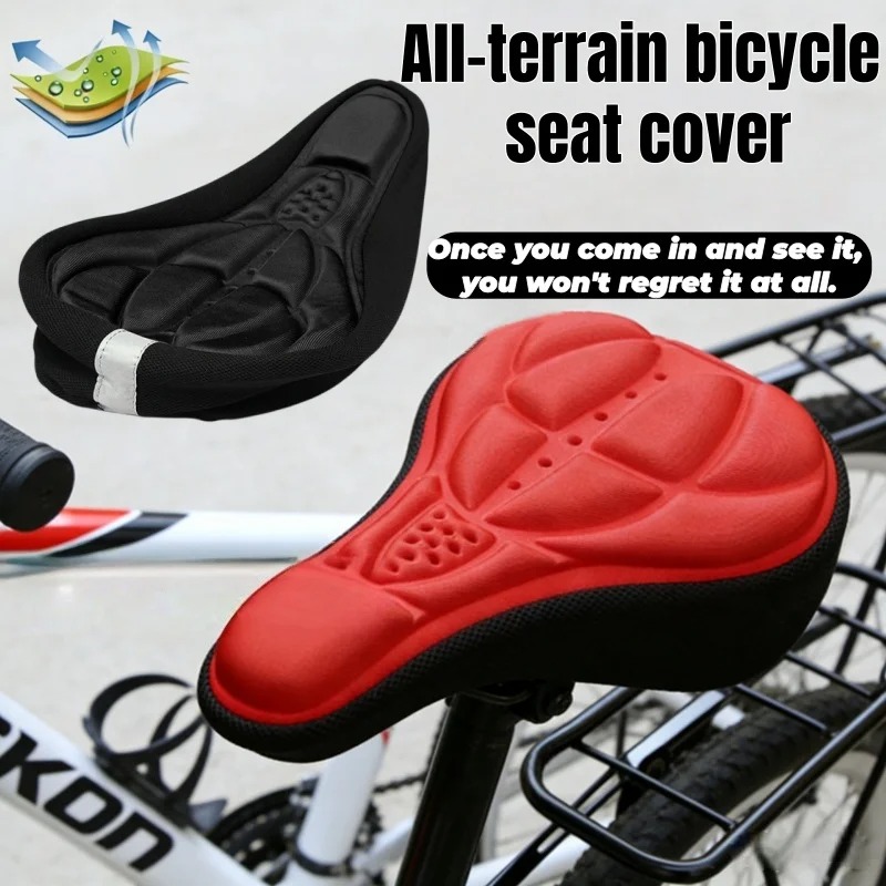 Commuting By Bike - เบาะจักรยาน 2026 แบบ 3D นุ่มสบาย ปลอกเบาะจักรยานสำหรับปั่นจักรยานเสือภูเขา