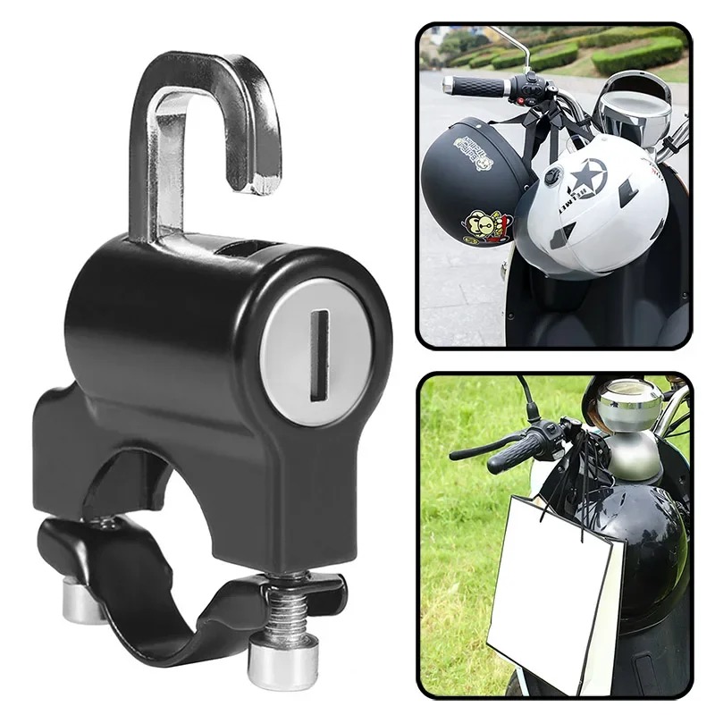 Commuter Bike Lock - CHTNBO ตัวล็อคหมวกกันน็อคจักรยานไฟฟ้าอเนกประสงค์ ป้องกันการโจรกรรม ตัวล็อคยึดหมวกกันน็อคจักรยาน ป้องกันการโจรกรรม