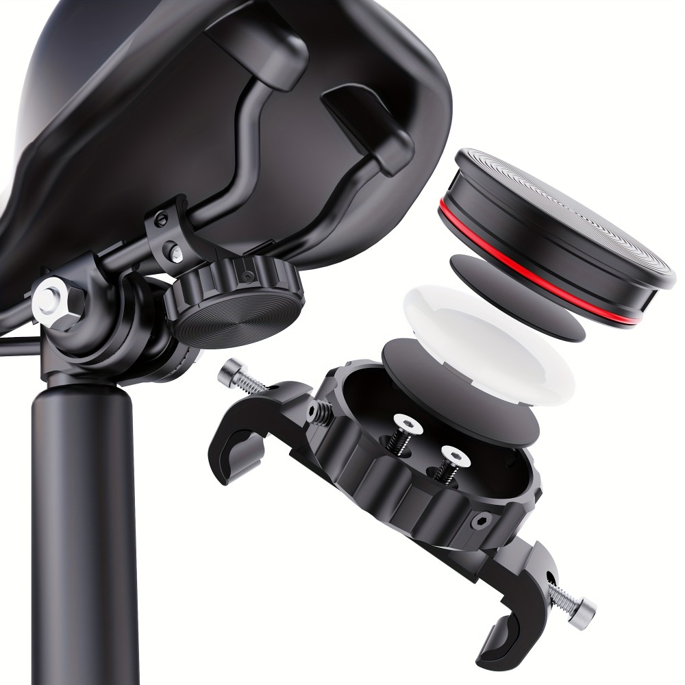 Commuting By Bike - ที่ยึด Airtag สำหรับจักรยาน, กล่องซ่อนอุปกรณ์ติดตาม GPS สำหรับจักรยาน,