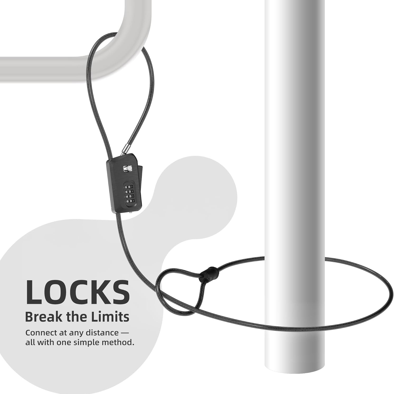 สายล็อคจักรยานแบบไพร์ทอน, สำหร - Cable Lock Flexible บทวิจารณ์และราคา