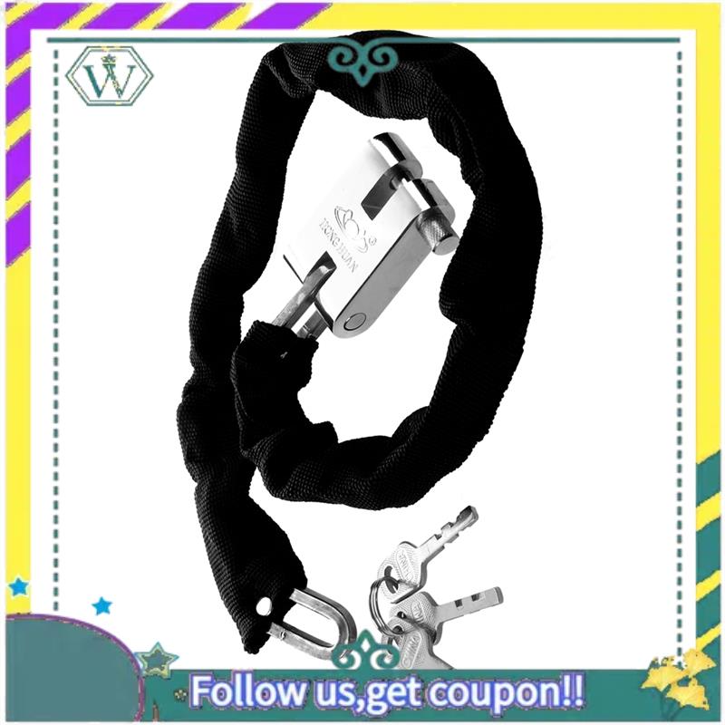 อัพเกรดล็อคจักรยาน 101 ซม.โลหะ - Chain Lock Combination บทวิจารณ์และราคา