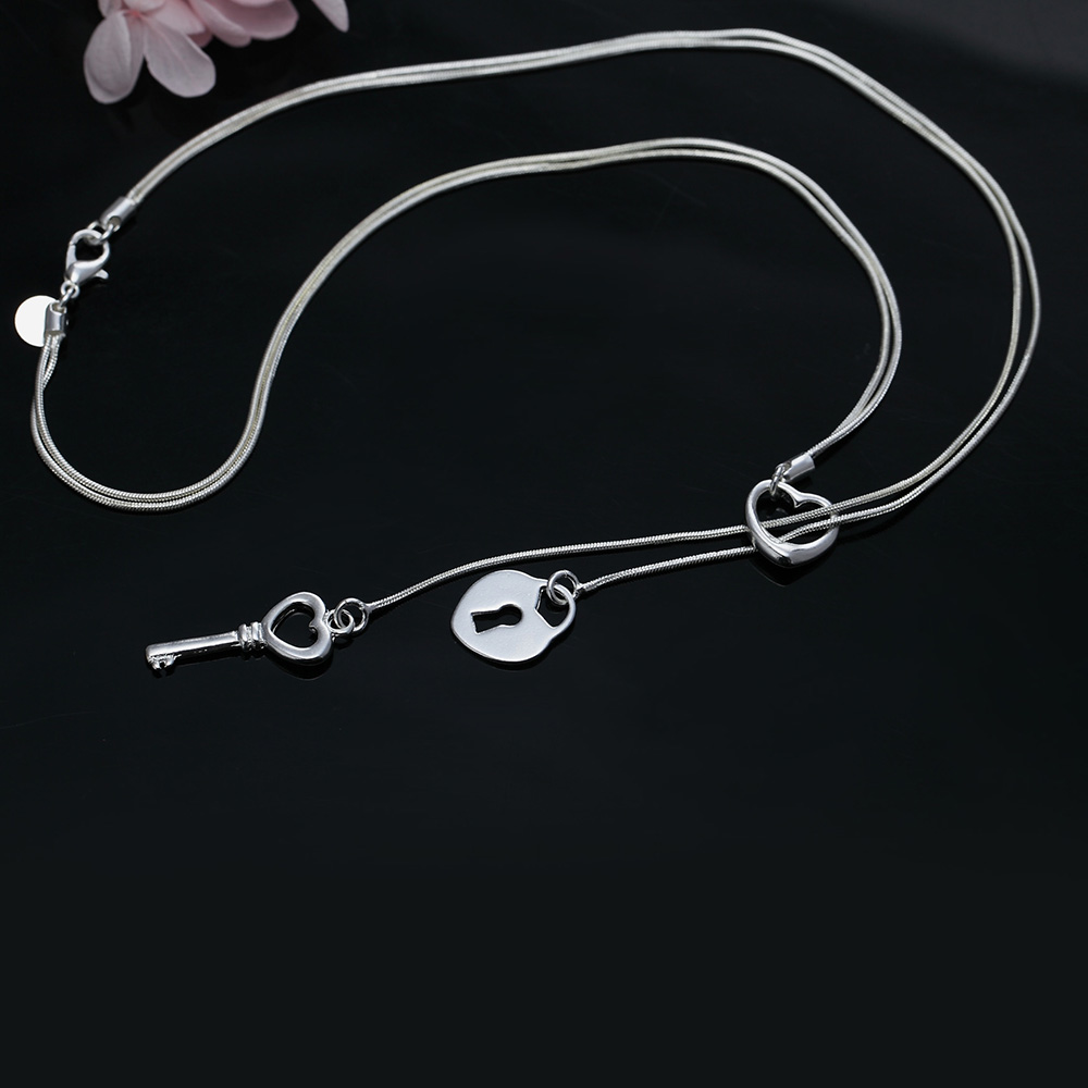 สร้อยคอกุญแจล็อคหัวใจสุดโรแมนต - Chain Lock Combination บทวิจารณ์และราคา